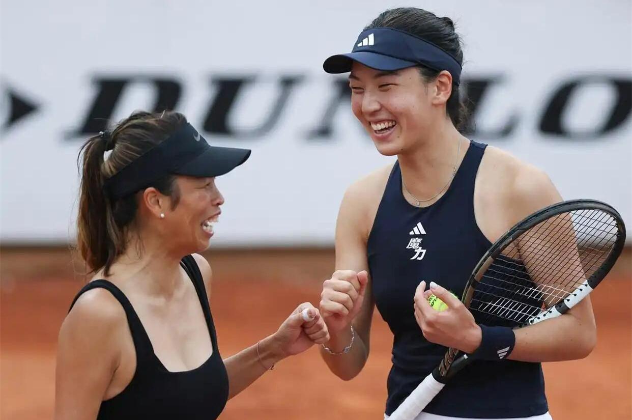 歐聯戰報-又美又能打！王欣瑜女双2-0轻松闯关：24岁中国莎娃闪耀法网